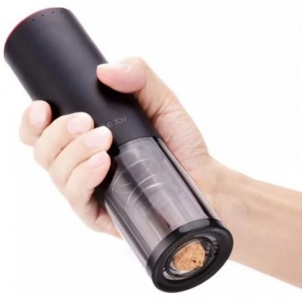 Штопор электрический Circle Joy Touch Automatic Wine Bottle Opener, черный/красный